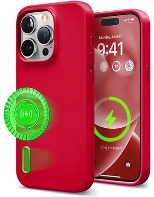Entronix [Magnetic] Case Compatible with iPhone 14 Pro Max - Soft-Touch Liquid Silicone