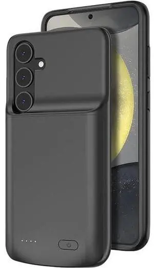 Entronix Case Compatible with Galaxy S25 Plus - [6000mAh] Charging Powerbank Cover