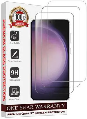 Entronix Clear Screen Protector Compatible with Pixel 9/9 Pro - 3-Piece Combo