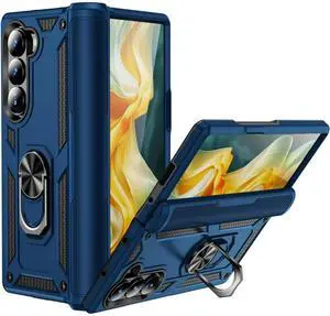 Entronix Case Compatible with Galaxy Z Fold 6 - Dual-Layer Guard Gripstand