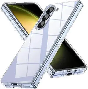 Entronix Case Compatible with Galaxy Z Fold 6 - [Hard Back] Clear Cover