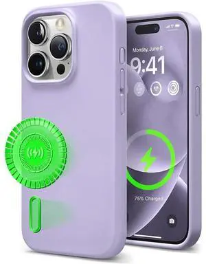 Entronix [Magnetic] Case Compatible with iPhone 15 Pro Max - Soft-Touch Liquid Silicone