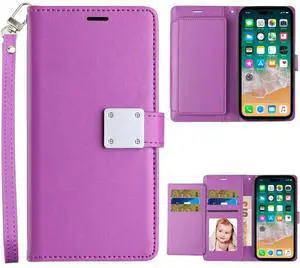 Entronix Case Compatible with Moto G Power 2023 - Foldable Leather Wallet, Card Holder & Lanyard