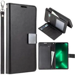 Entronix Case Compatible with Moto G Stylus 2023 - Foldable Leather Wallet, Card Holder & Lanyard