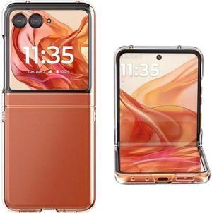 Entronix Case Compatible with Moto Razr 2024 - [Hard Back] Clear Cover