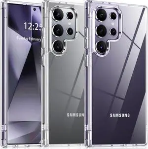 Entronix Case Compatible with Galaxy S21 Ultra - [Hard Back] Clear Cover