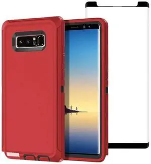 Entronix Bundle Compatible with Galaxy Note 9 - Heavy Duty Case & 1 Clear Screen Protector