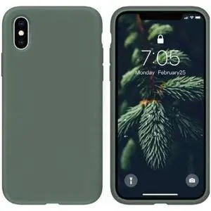 Entronix Case Compatible with iPhone X/XS - Soft-Touch Liquid Silicone
