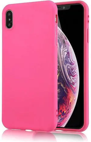Entronix Case Compatible with iPhone X/XS - Soft-Touch Liquid Silicone