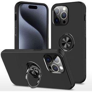 Entronix Case Compatible with iPhone 14 Pro Max - 360º Circular Ring Gripstand