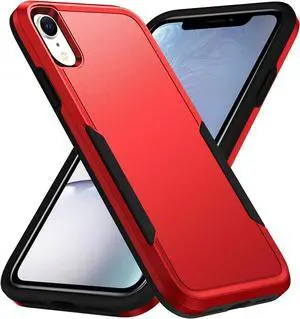 Entronix Case Compatible with iPhone XR - Soft-Touch Dual-Layer Sleek Cover