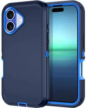 Entronix Case Compatible with iPhone 16 - Triple-Layer Heavy Duty Protection