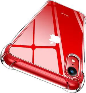 Entronix Case Compatible with iPhone XR - [Flexible] TPU Clear