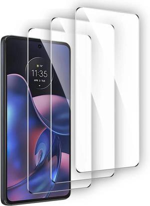 Entronix Clear Screen Protector Compatible with Moto G Power 2022 - 3-Piece Combo