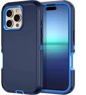 Entronix Case Compatible with iPhone 16 Pro Max - Triple-Layer Heavy Duty Protection