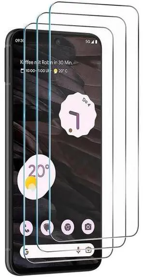 Entronix Clear Screen Protector Compatible with Pixel 6 Pro - 3-Piece Combo