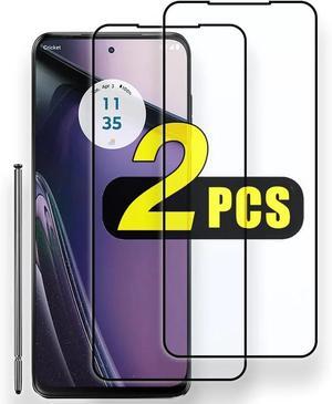 Entronix Clear Screen Protector Compatible with Moto Edge 2022 - 2 Piece Combo