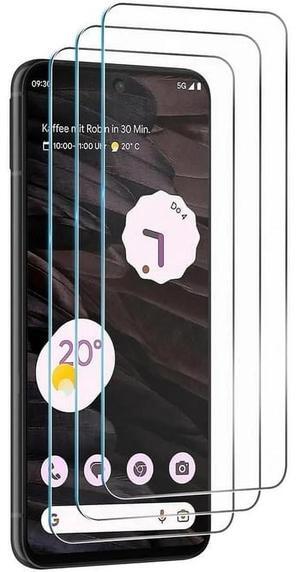 Entronix Clear Screen Protector Compatible with Pixel 7 - 3-Piece Combo