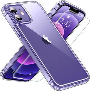 Entronix Bundle Compatible with iPhone 12 Mini - [Hard] Clear Case & 1 Clear Screen Protector