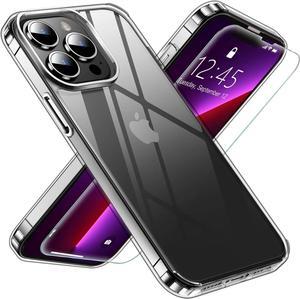 Entronix Bundle Compatible with iPhone 12 Pro - [Hard] Clear Case & 1 Clear Screen Protector