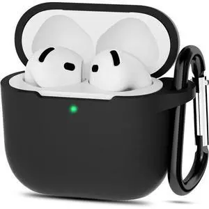 Entronix Case Compatible with AirPods 4th Gen - Soft-Touch Liquid Silicone