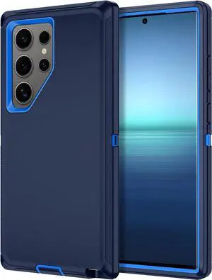Entronix Case Compatible with Galaxy S24 Ultra - Triple-Layer Heavy Duty Protection