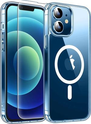 Entronix Bundle Compatible with iPhone 12 Mini - [Magnetic] Clear Case & 1 Clear Screen Protector