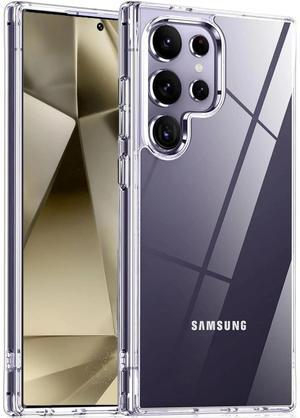 Entronix Case Compatible with Galaxy S25 Ultra - [Hard Back] Clear Cover