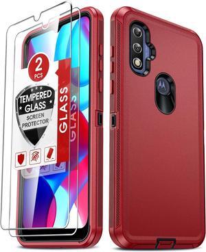 Entronix Bundle Compatible with Moto G Pure - Heavy Duty Case & 2 Clear Screen Protectors