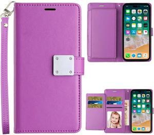 Entronix Case Compatible with Galaxy S25 Ultra - Foldable Leather Wallet, Card Holder & Lanyard
