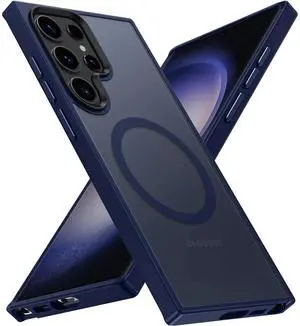 Entronix [Magnetic] Case Compatible with Galaxy S25 Ultra - Translucent Frosted Matte