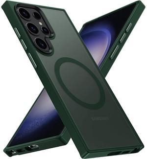 Entronix [Magnetic] Case Compatible with Galaxy S25 Ultra - Translucent Frosted Matte