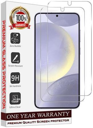 Entronix Clear Screen Protector Compatible with Galaxy S22 - 2-Piece Combo
