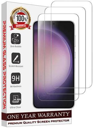 Entronix Clear Screen Protector Compatible with Galaxy S22 Plus - 3-Piece Combo