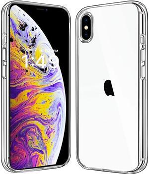 Entronix Case Compatible with iPhone XS Max - [Hard Back] Thick Clear