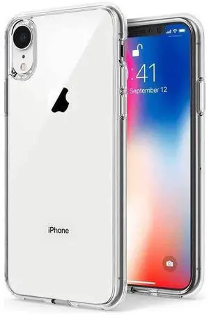 Entronix Case Compatible with iPhone XR - [Hard Back] Thick Clear
