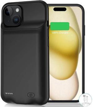 Entronix Case Compatible with iPhone 15 - [6000mAh] Charging Powerbank Cover