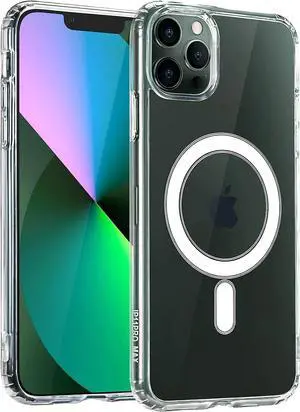 Entronix [Magnetic] Case Compatible with iPhone 11 Pro Max - [Hard Back] Slim Clear