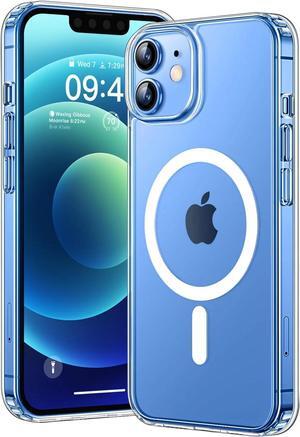 Entronix [Magnetic] Case Compatible with iPhone 12 Mini - [Hard Back] Slim Clear