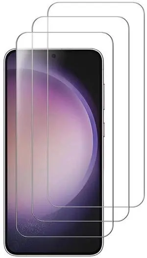 Entronix Clear Screen Protector Compatible with Galaxy A55 - 3-Piece Combo