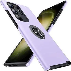 Entronix Case Compatible with Galaxy S22 Ultra - 360º Circular Ring Gripstand