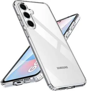 Entronix Case Compatible with Galaxy S24 FE - [Hard Back] Clear Cover