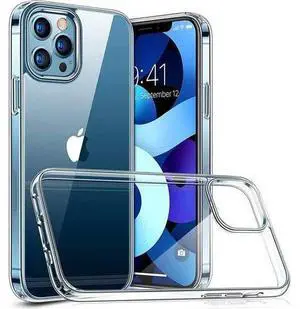 Entronix Case Compatible with iPhone 12/12 Pro - [Hard Back] Slim Clear