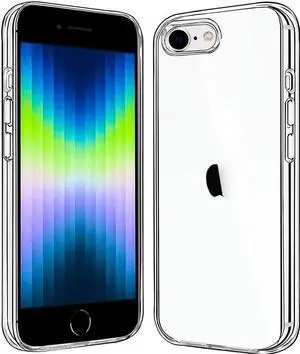 Entronix Case Compatible with iPhone 7/ 8/ SE - [Hard Back] Slim Clear