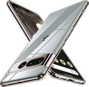 Entronix Case Compatible with Pixel 7 Pro - [Hard Back] Clear Cover
