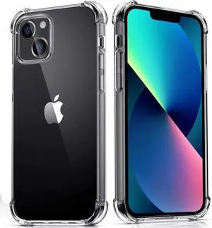 Entronix Case Compatible with iPhone 13 Mini - [Flexible] TPU Clear