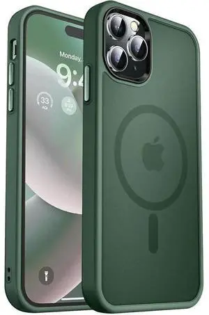 Entronix [Magnetic] Case Compatible with iPhone 16 Pro Max - Translucent Frosted Matte