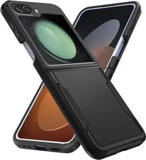 Entronix Case Compatible with Galaxy Z Flip 5 - Soft-Touch Dual-Layer Sleek Cover