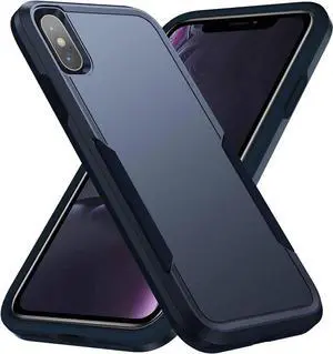 Entronix Case Compatible with iPhone X/XS - Soft-Touch Dual-Layer Sleek Cover