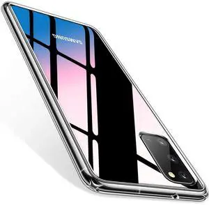 Entronix Case Compatible with Galaxy S20 - [Hard Back] Clear Cover